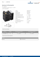 A-PILOTAIR SERIES POPPET VALVES